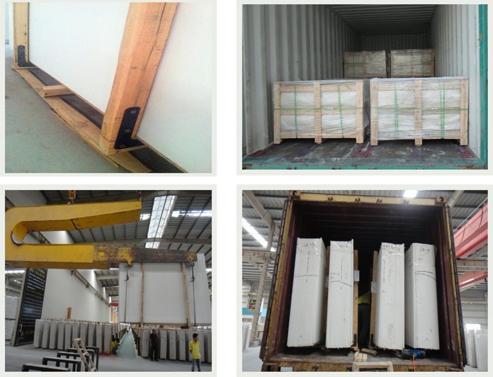 artificial quartz stone packing