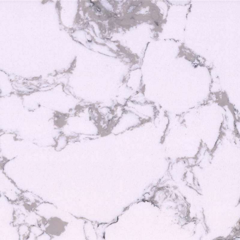 Net White artificial marble countertop surface detail