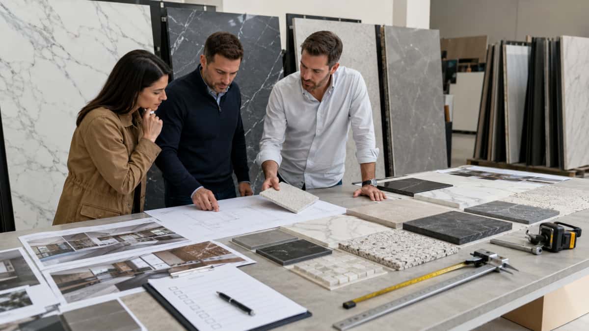 stone-slabs-cut-to-size-comparison-drawings-samples Stone slabs and cut-to-size pieces compared with drawings and samples for project orders