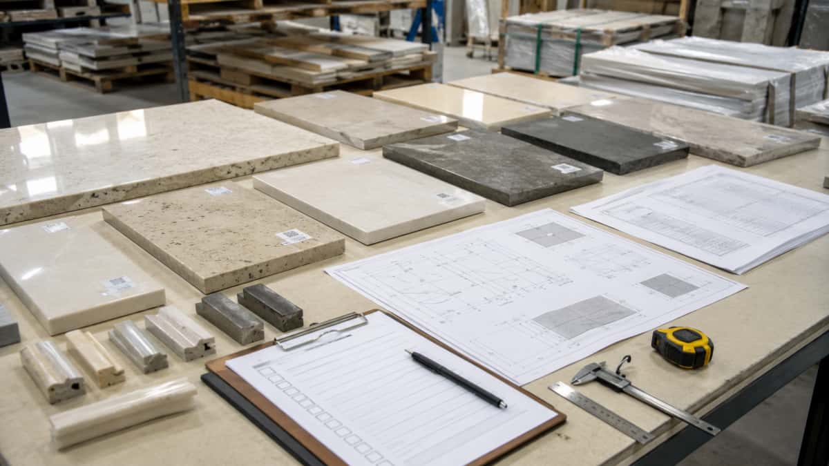 cut-to-size-stone-project-pieces-labels-drawings Cut-to-size stone project pieces with labels drawings and packing plan