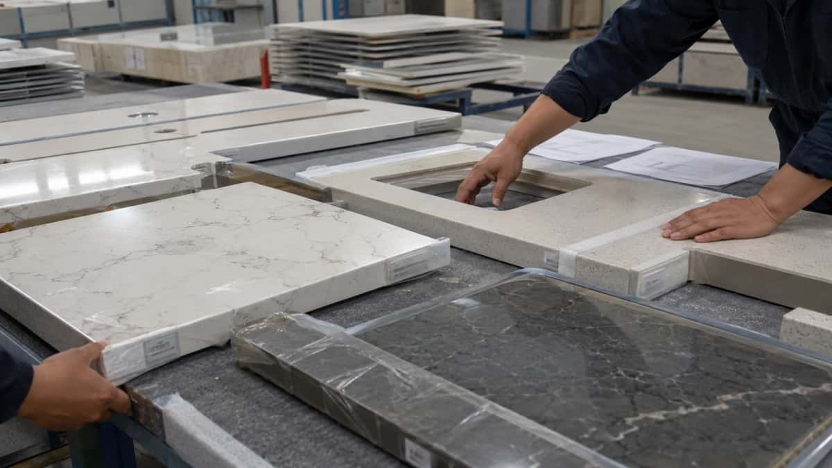 engineered-stone-pre-assembly-inspection Engineered stone pre-assembly inspection before shipment