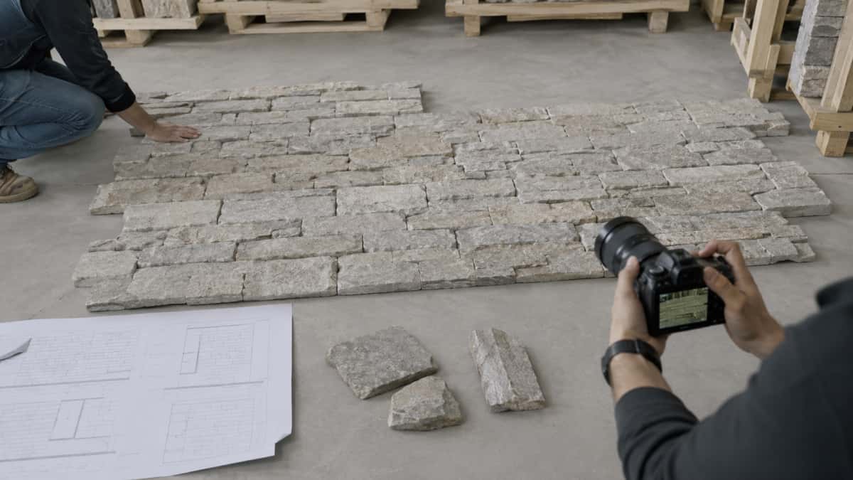stone-dry-lay-photo-documentation Stone dry lay photos documented before packing