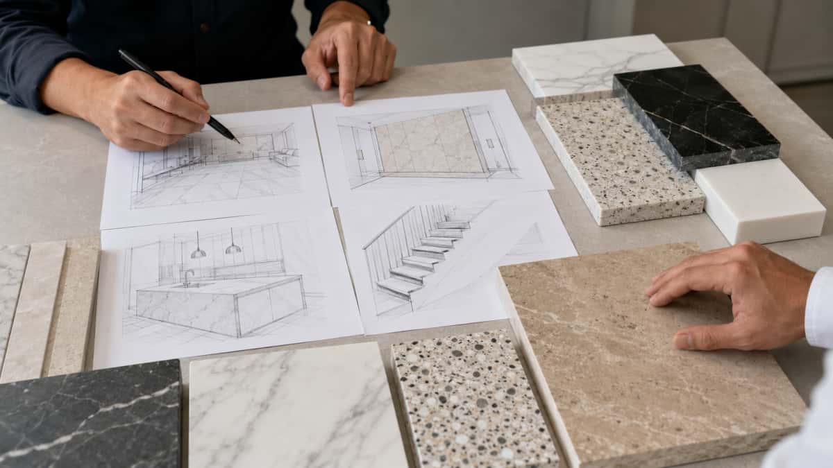 Stone material and application review before quotation request