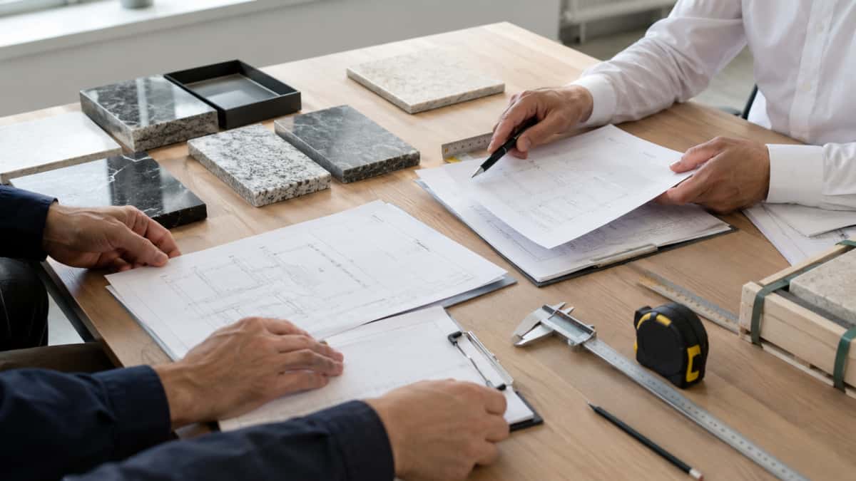 Stone project RFQ checklist reviewed with samples drawings and packing notes