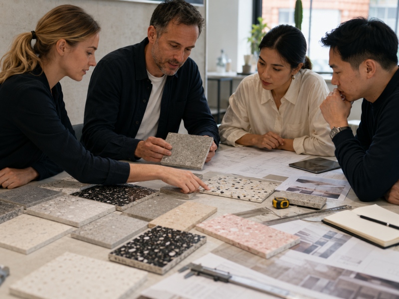 Placas de terrazzo versus ladrilhos de terrazzo: qual é a melhor opção para o seu projeto?