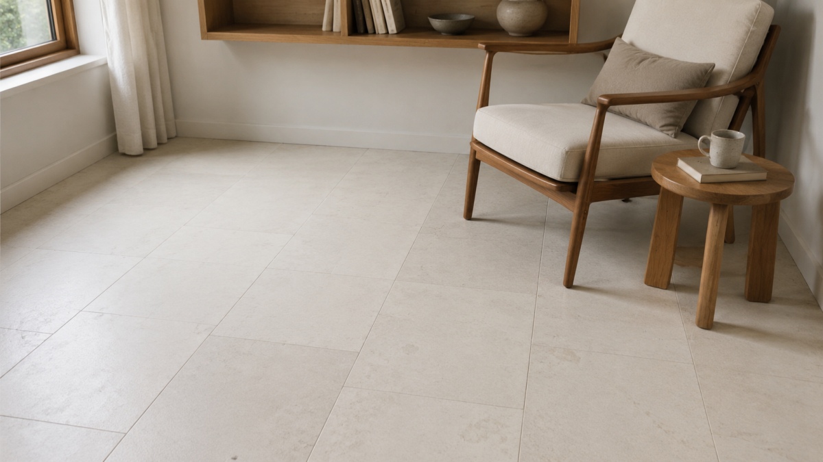 benin-white-limestone-flooring-conditional Conditional interior flooring concept using warm white limestone tiles